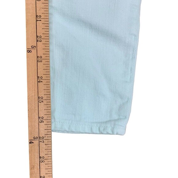 J.Crew Skinny Jeans Women's Size 24 Mint Green Light Denim Ankle Length A2484 - Picture 8 of 12